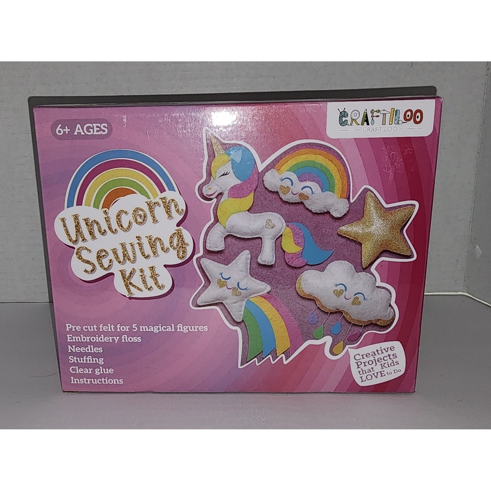 Unicorn Sewing Kit NEW Make 5 Projects‎ Summer Kits Rainy Day